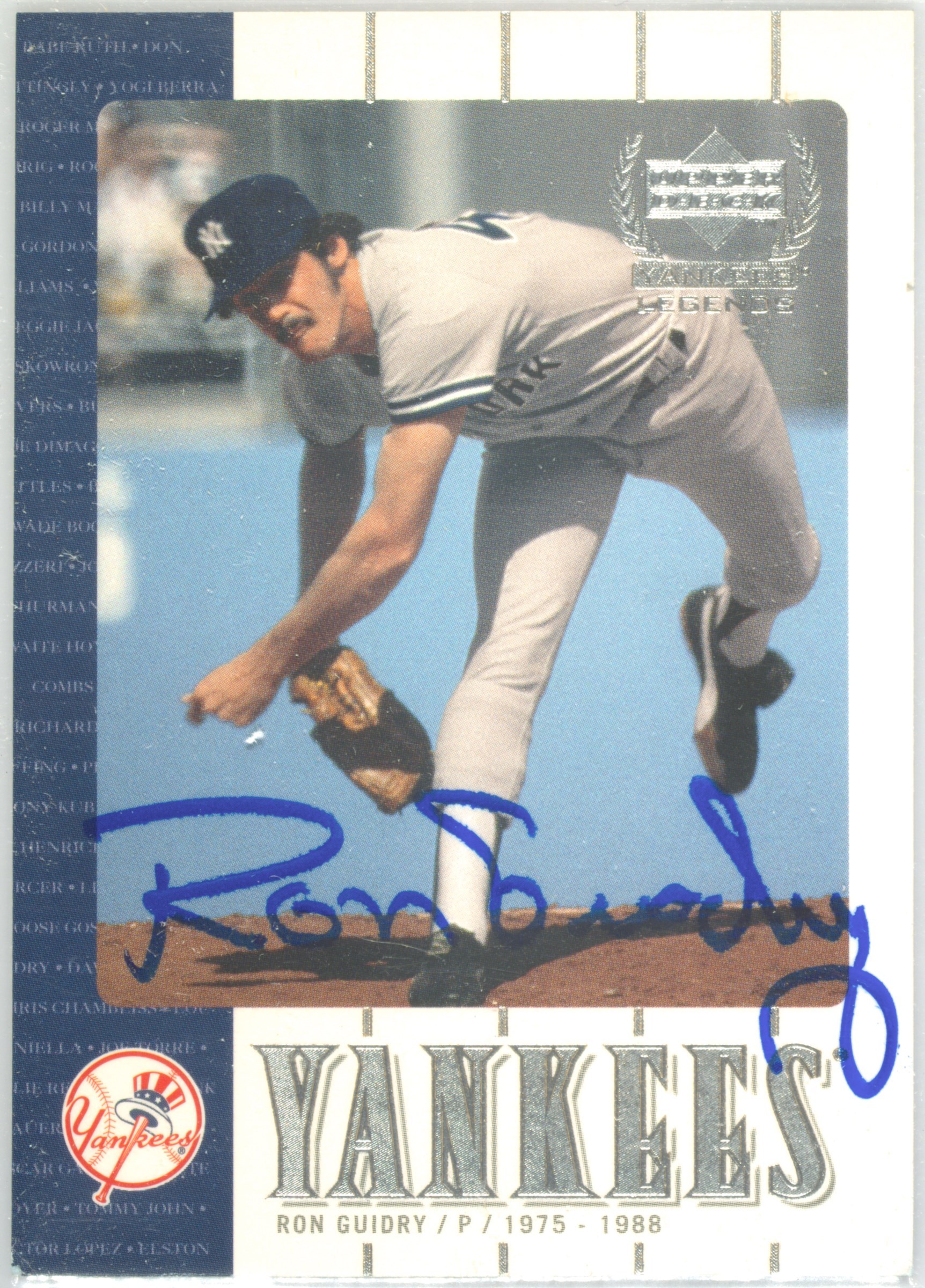 2000 UD YANKEES LEGENDS メモラビリア3枚組 2000 Upper Deck Yankees Legends - BaseballCardPedia.com