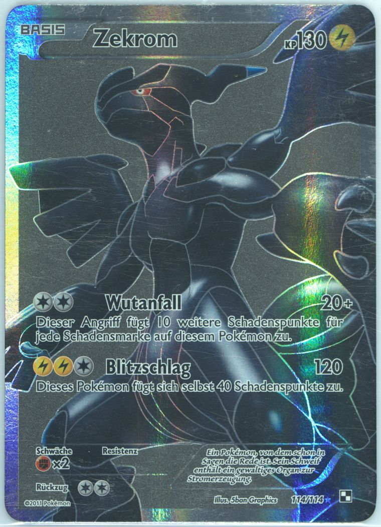 Full Art/Zekrom (Black and White)