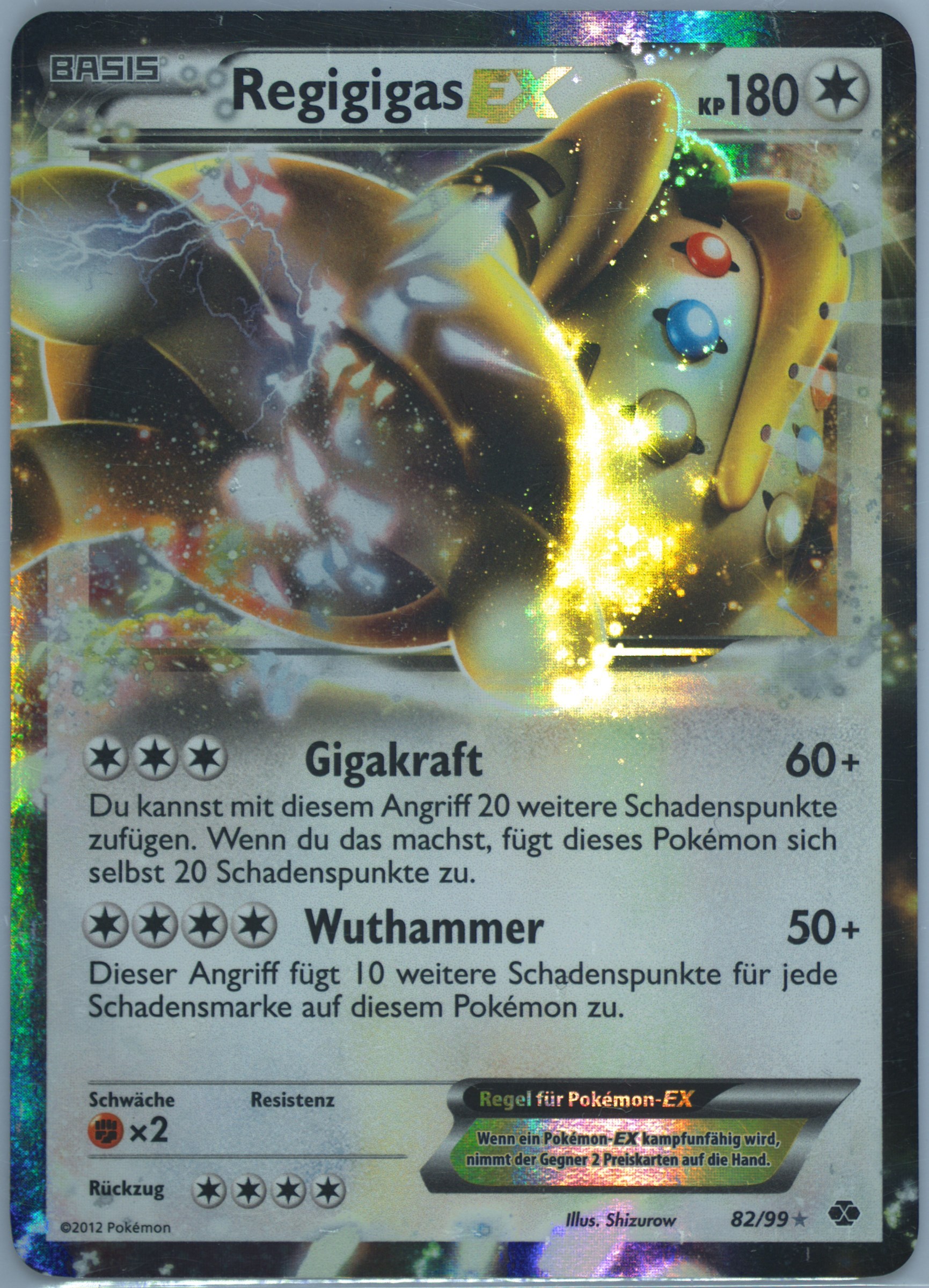 pokemon card regigigas ex Regigigas VStar - GG55/GG70 Full Art Ultra Rare main image 0