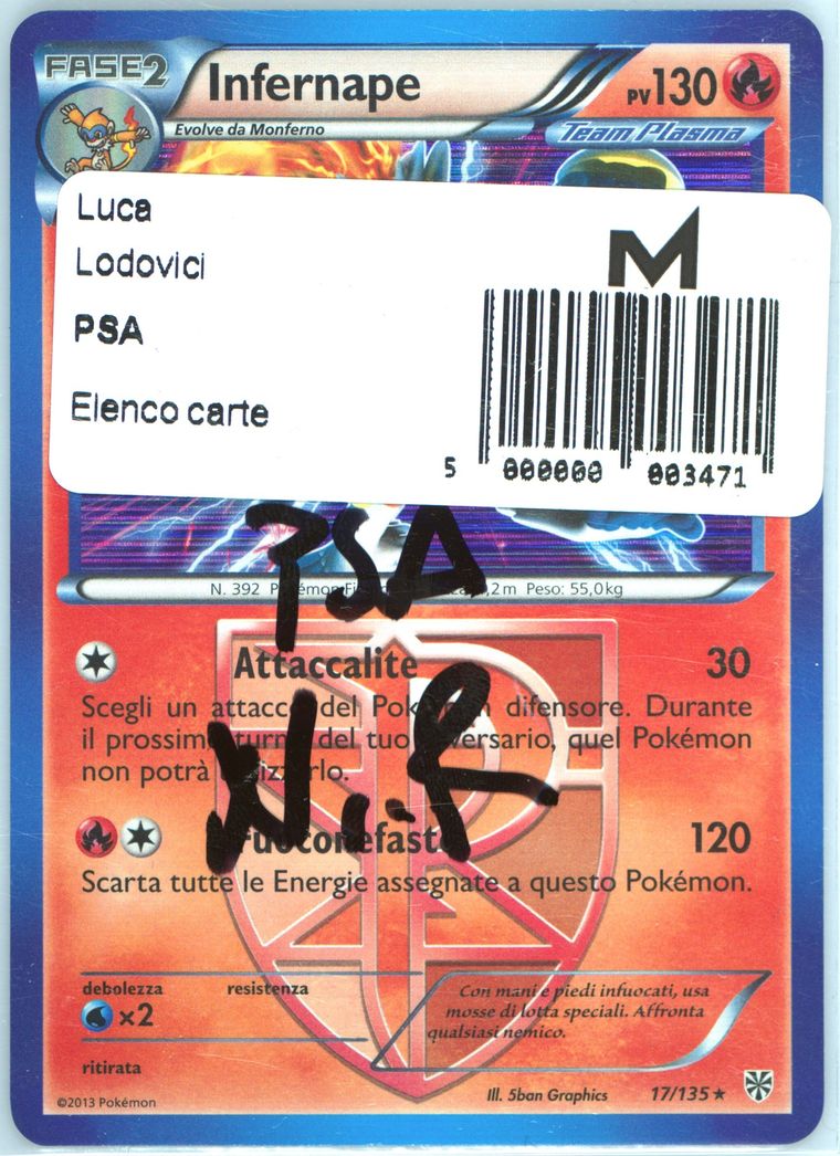 Infernape-Holo (Plasma Storm)