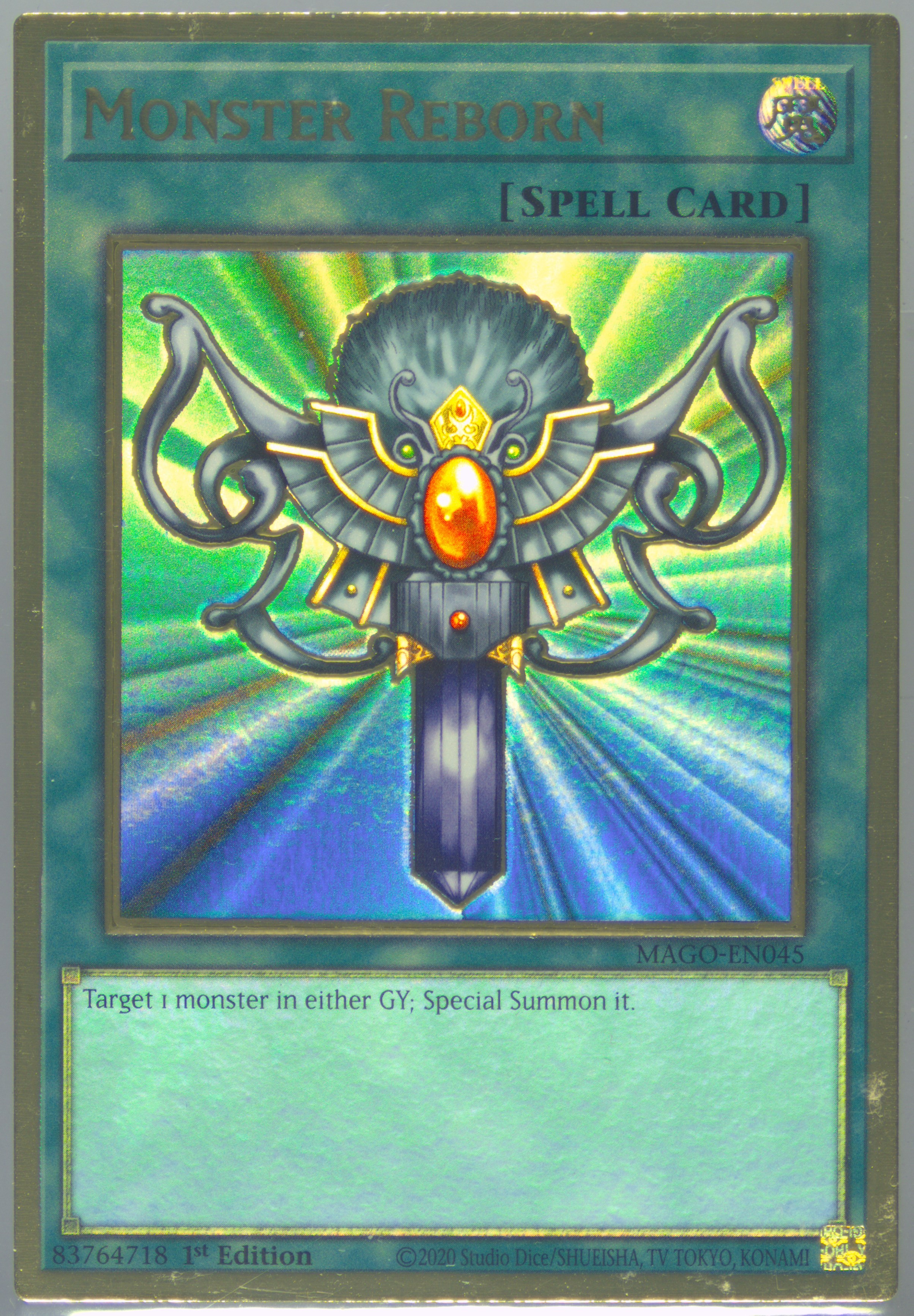 monster reborn yugioh card price Monster Reborn Necklace | Yu-Gi-Oh! Jewelry main image 1