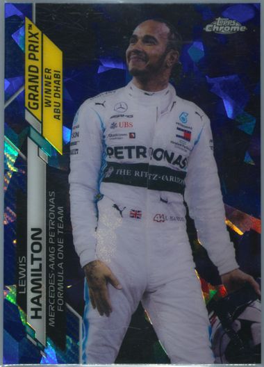 その他 2020 topps f1 sapphire Lewis Hamilton 2020 Topps Chrome Sapphire Formula 1 Aqua Refractor #1 Lewis