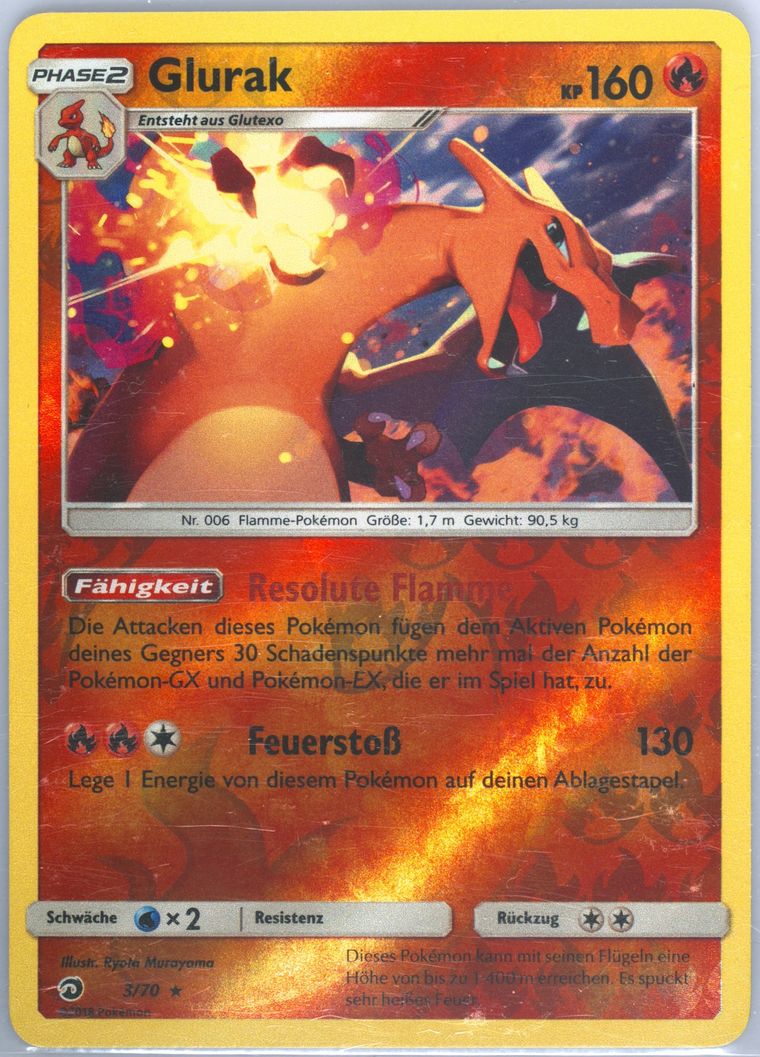 Glurak-Reverse Foil - Dragon Majesty