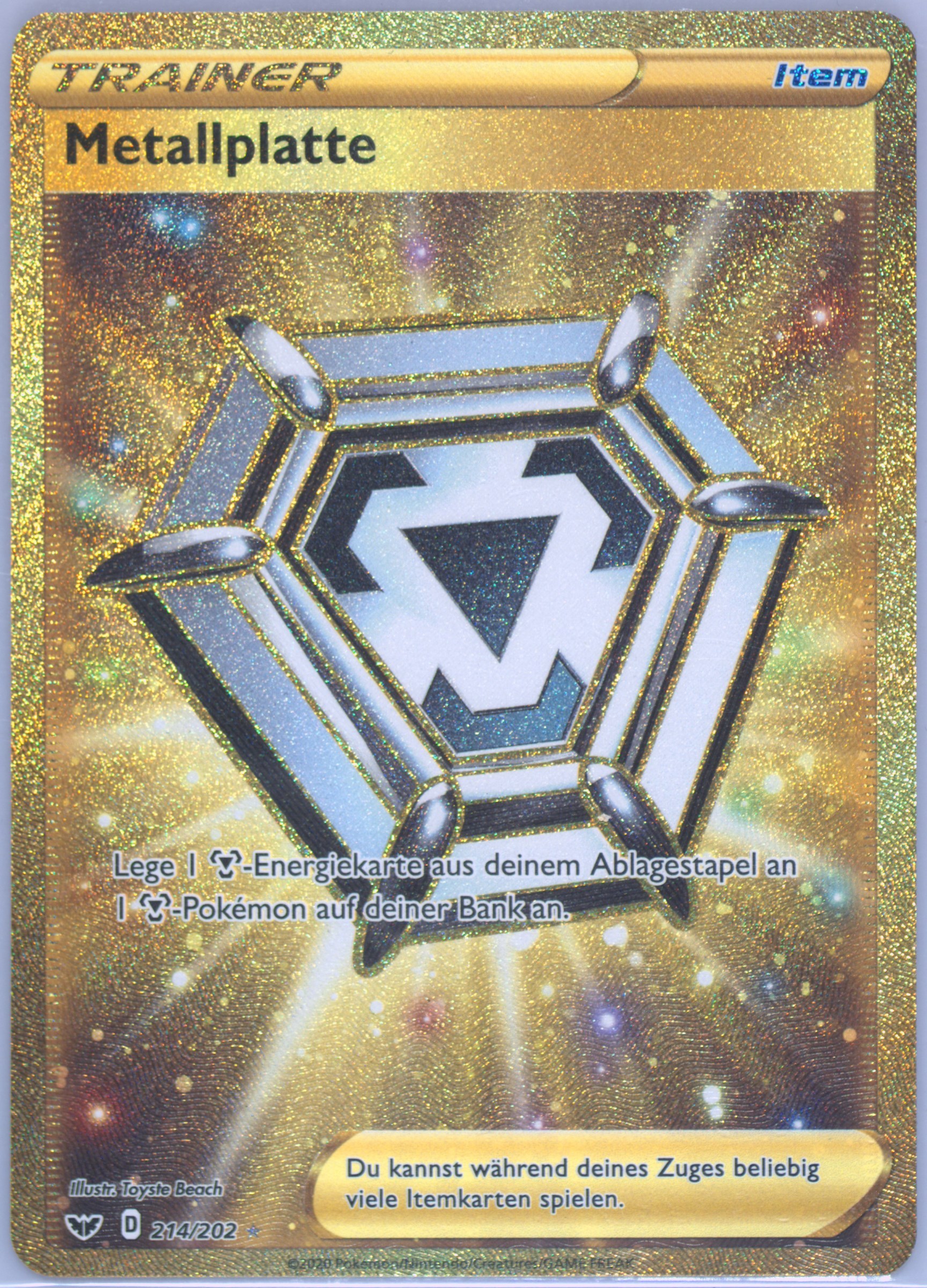 metal saucer pokemon card value Spec Details