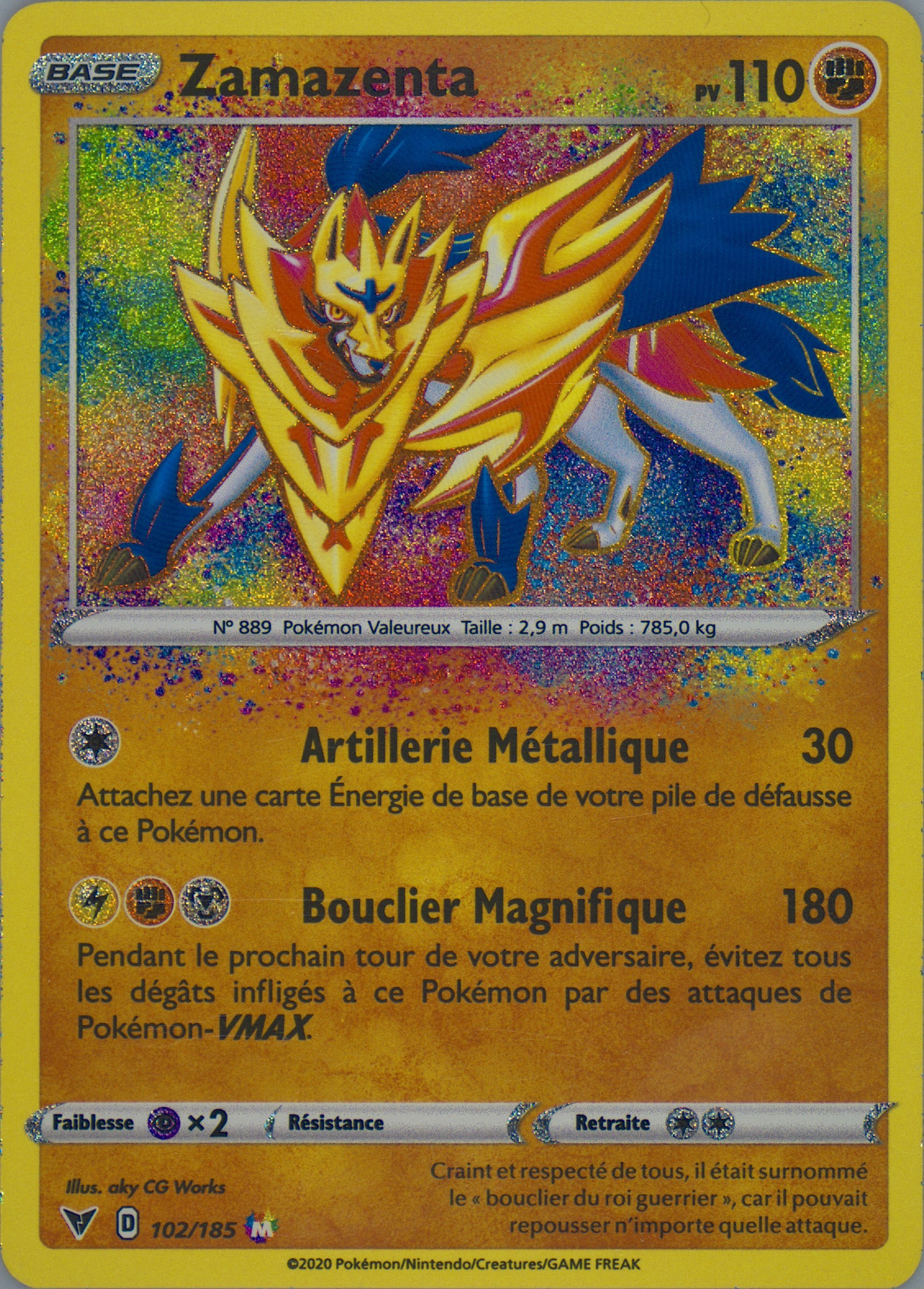 shiny zamazenta pokemon card Zacian & Zamazenta Promo Pair - SWSH292/SWSH293 main image 0
