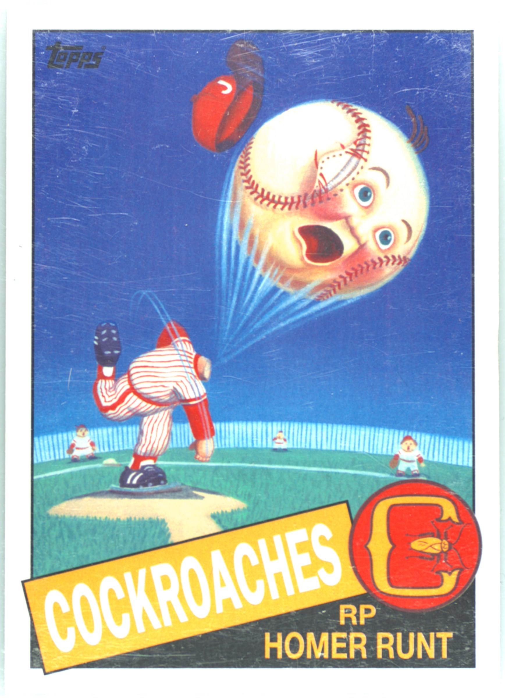 2015 Topps Garbage Pail Kids Series 1 Baseball Cards #3 Homer Runt front