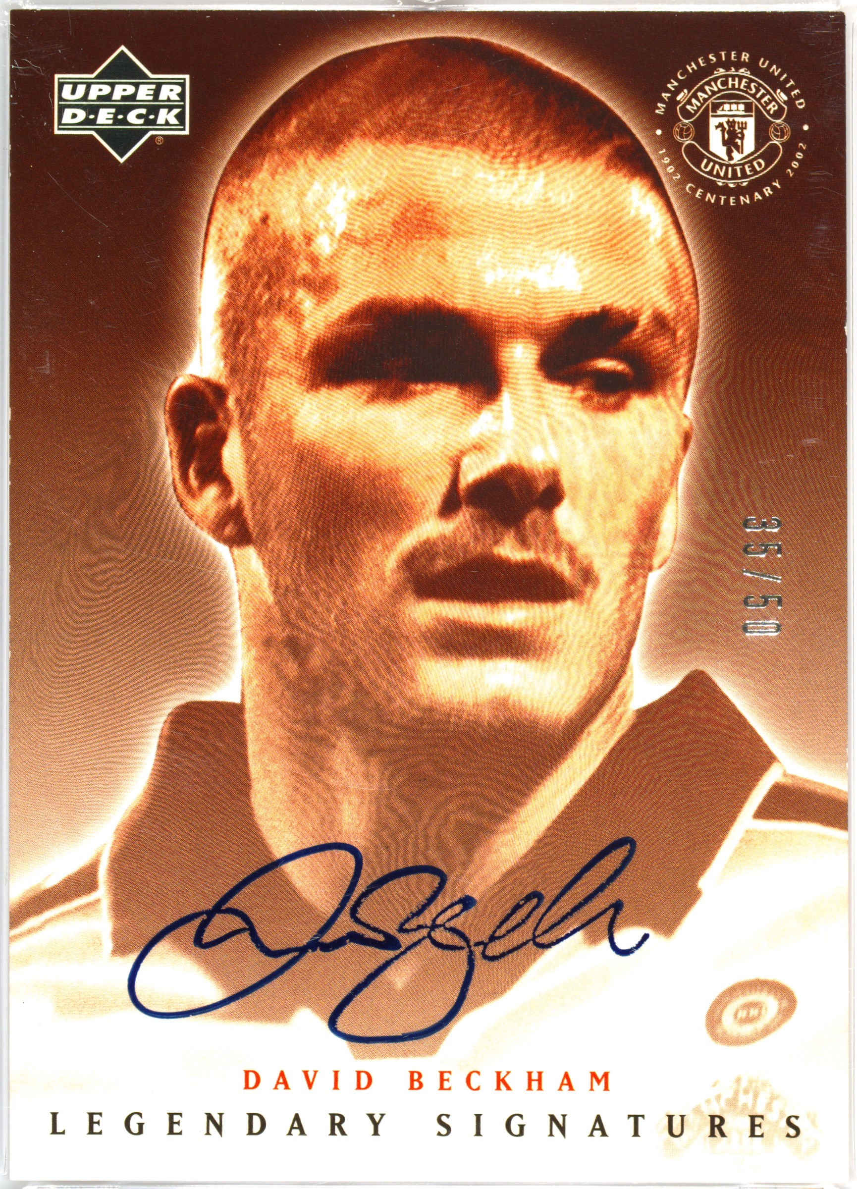 UPPER DECK MANCHESTER UNITED 2002 OGS-A2 OLE GUNNAR SOLSKJAER