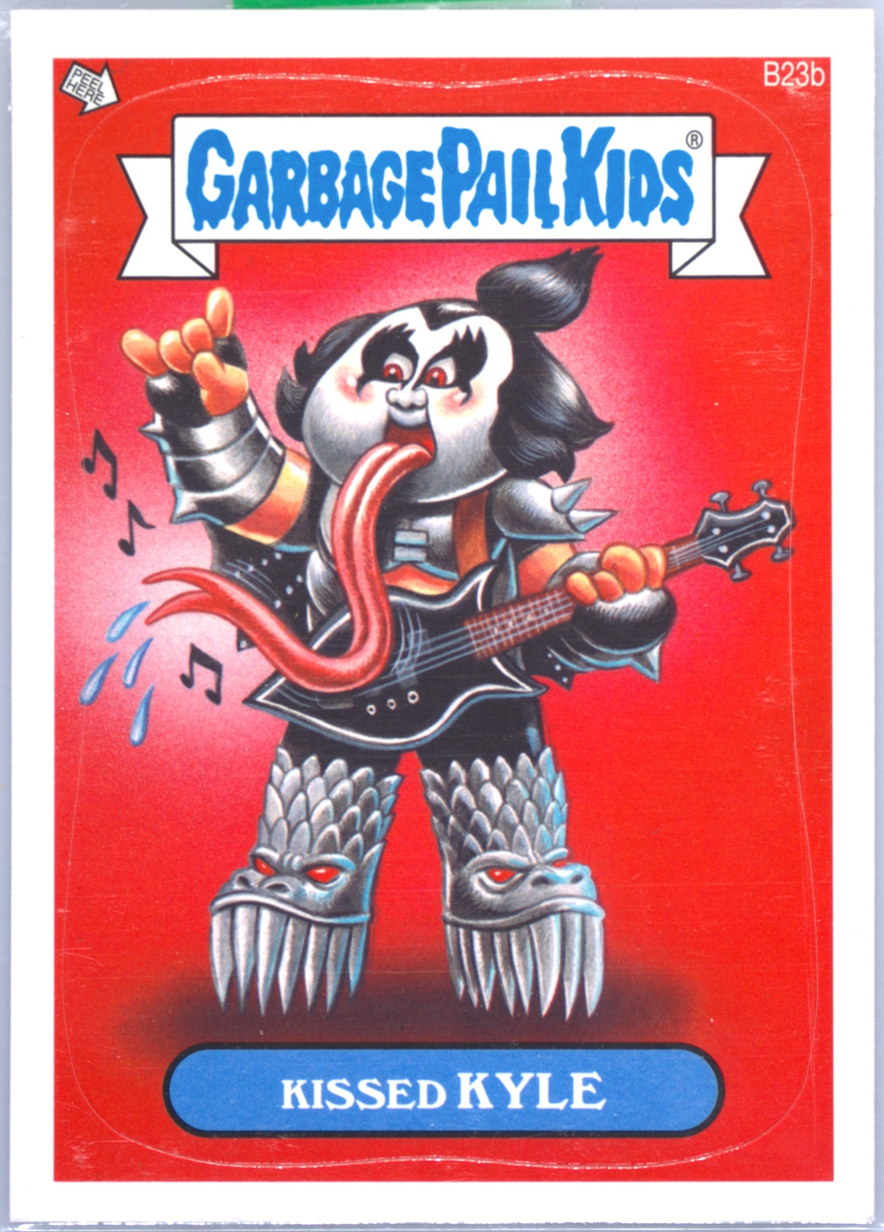 Kissed Kyle #B23B PSA 8 Garbage Pail Kids card front