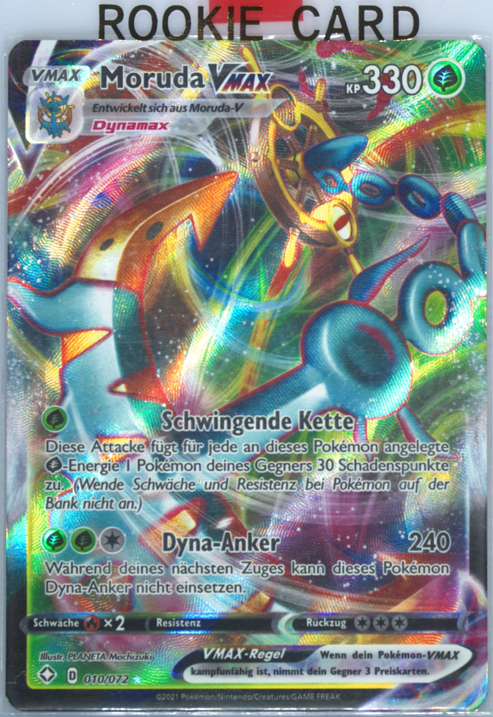 dhelmise vmax pokemon card value Amazon.com: Dhelmise VMAX - 010/072 main image 0