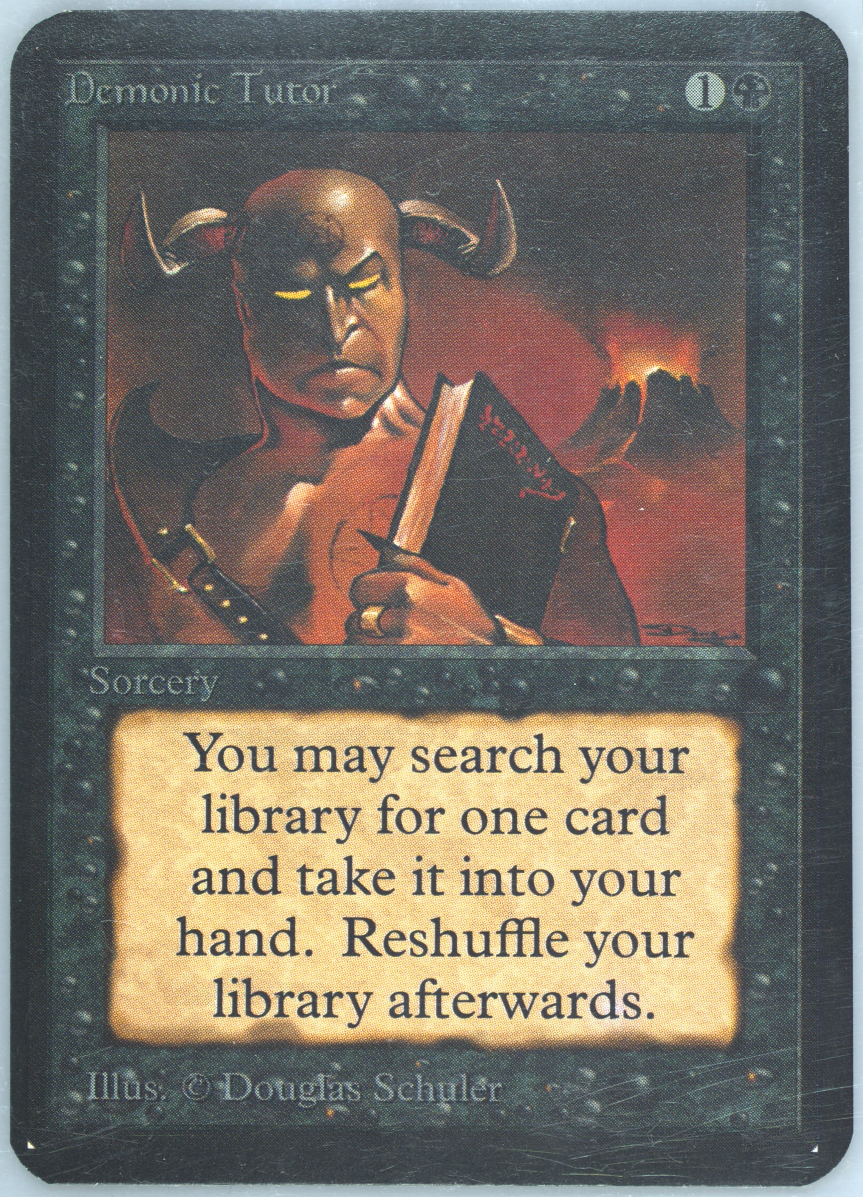 X*)様 【PSA10】MTG 悪魔の教示者 Demonic Tutor Foi Spec Details