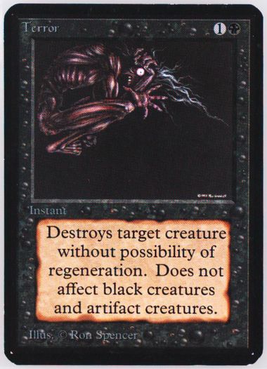 Auction Prices Realized Tcg Cards 1993 Magic The Gathering Terror