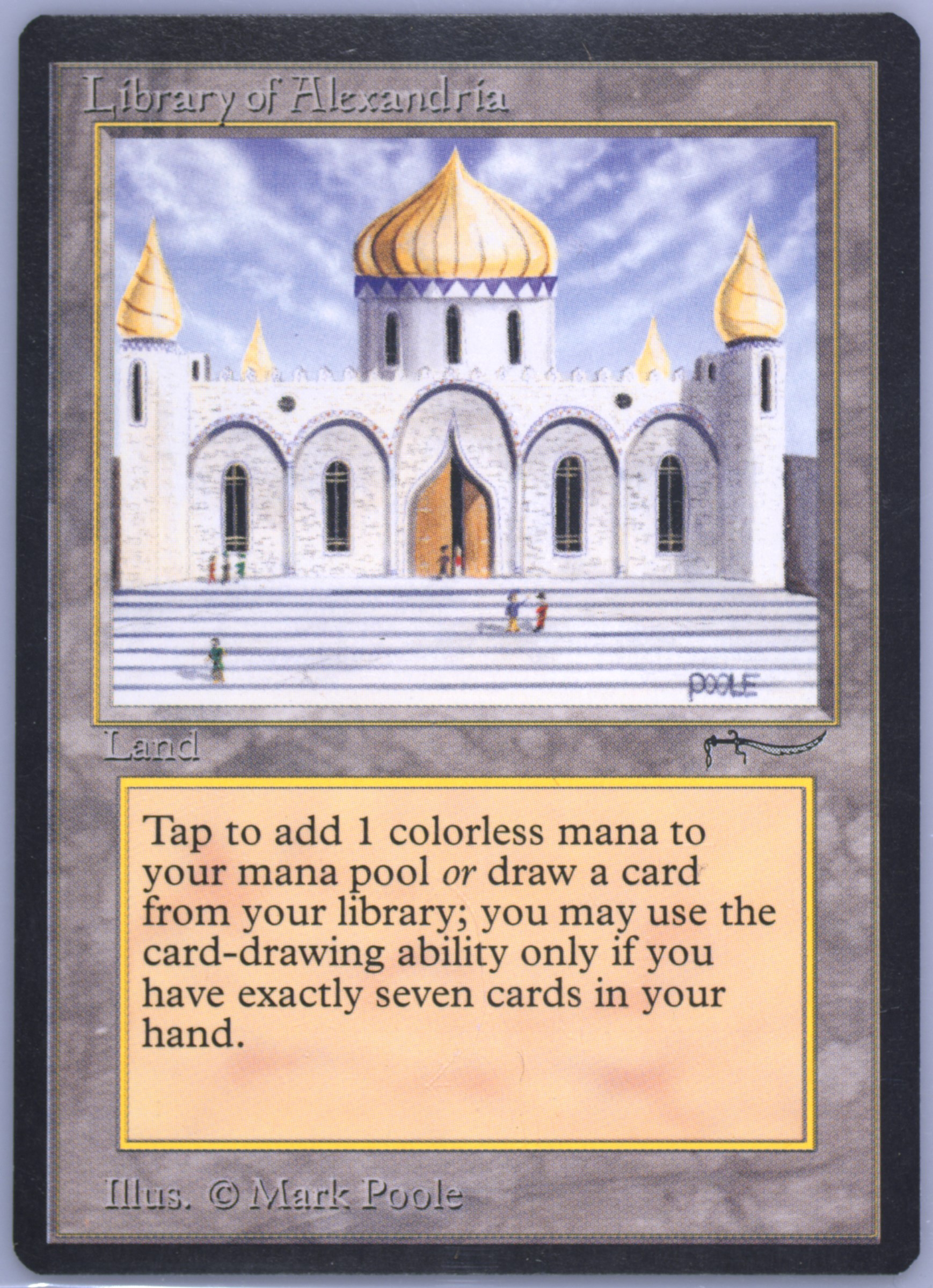 MTG アラビアンナイトLibrary of Alexandria PSA 7 Spec Details
