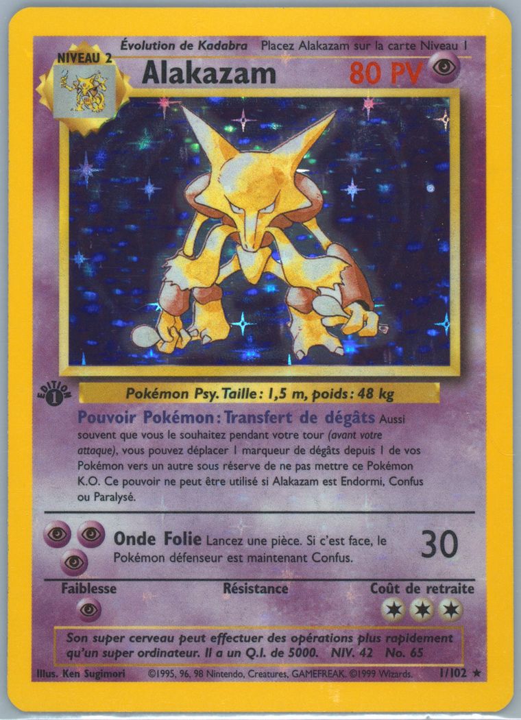 Alakazam-Holo (Pokemon French)
