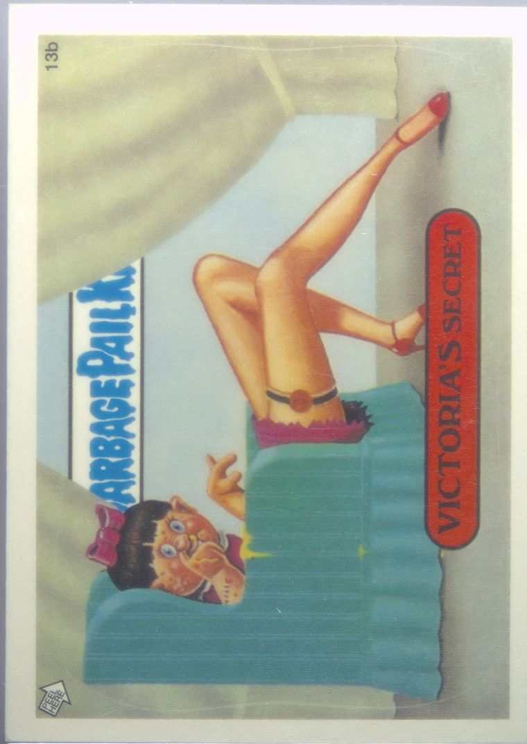 2003 Topps 2003 Garbage Pail Kids Stickers #13b Victoria'S Secret front
