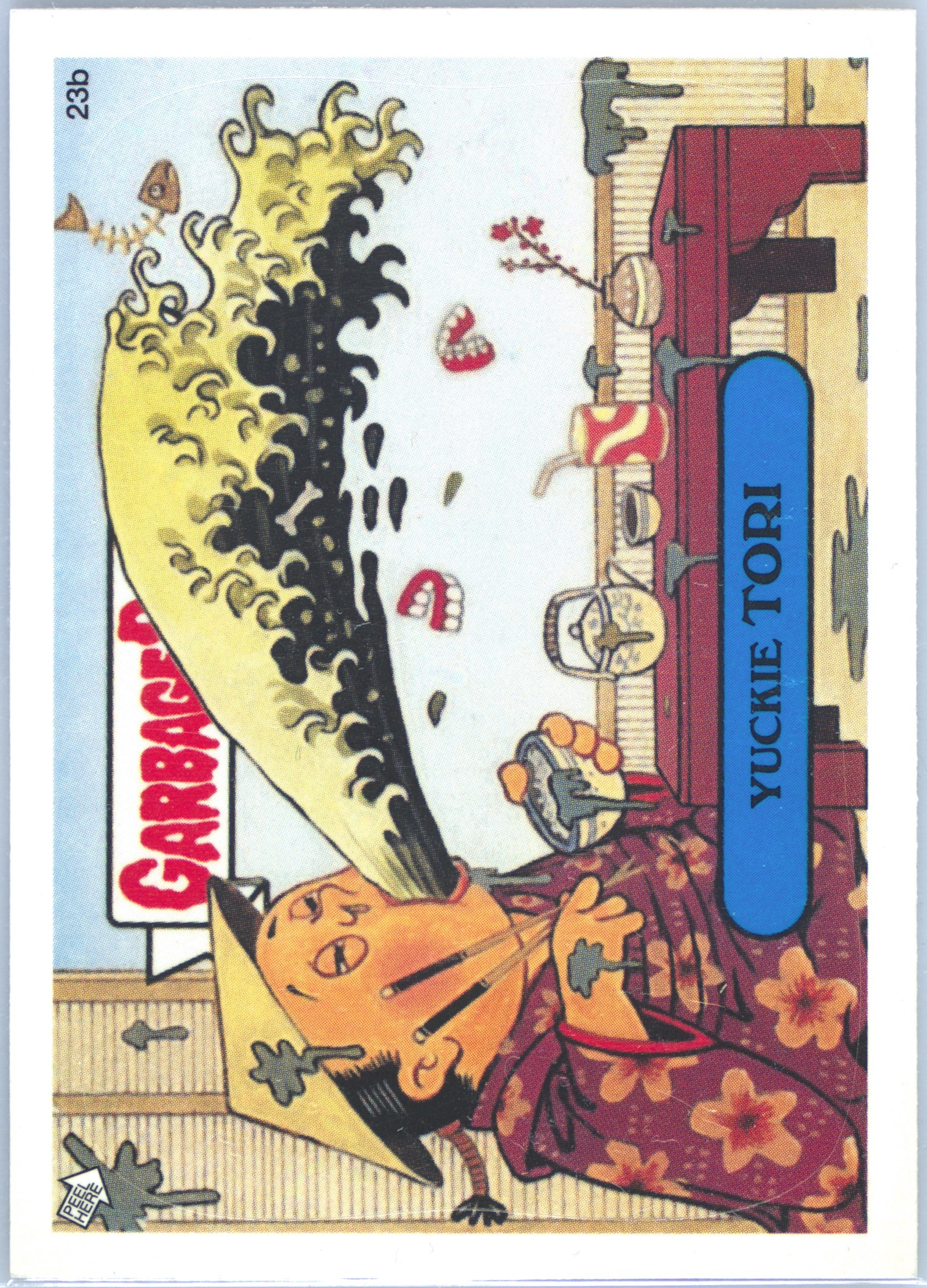 2003 Topps Garbage Pail Kids Stickers #23b Yuckie Tori front
