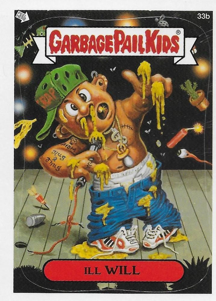 2003 Topps 2003 Garbage Pail Kids Stickers #33b Ill Will front