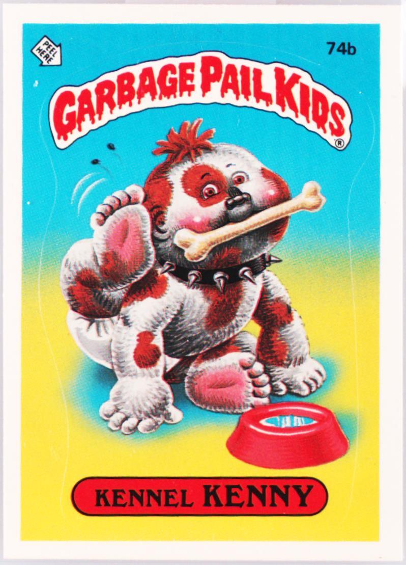 Kennel Kenny #74B PSA 5 Garbage Pail Kids card front