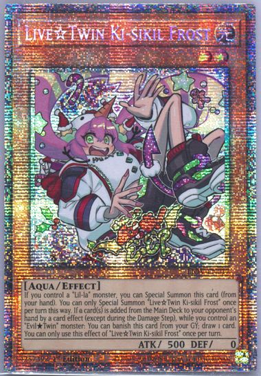 台湾ファンミ キラキラカード ケイリクス Kaelix Live Twin Ki-sikil Frost (Starlight Rare) - Lightning Overdrive