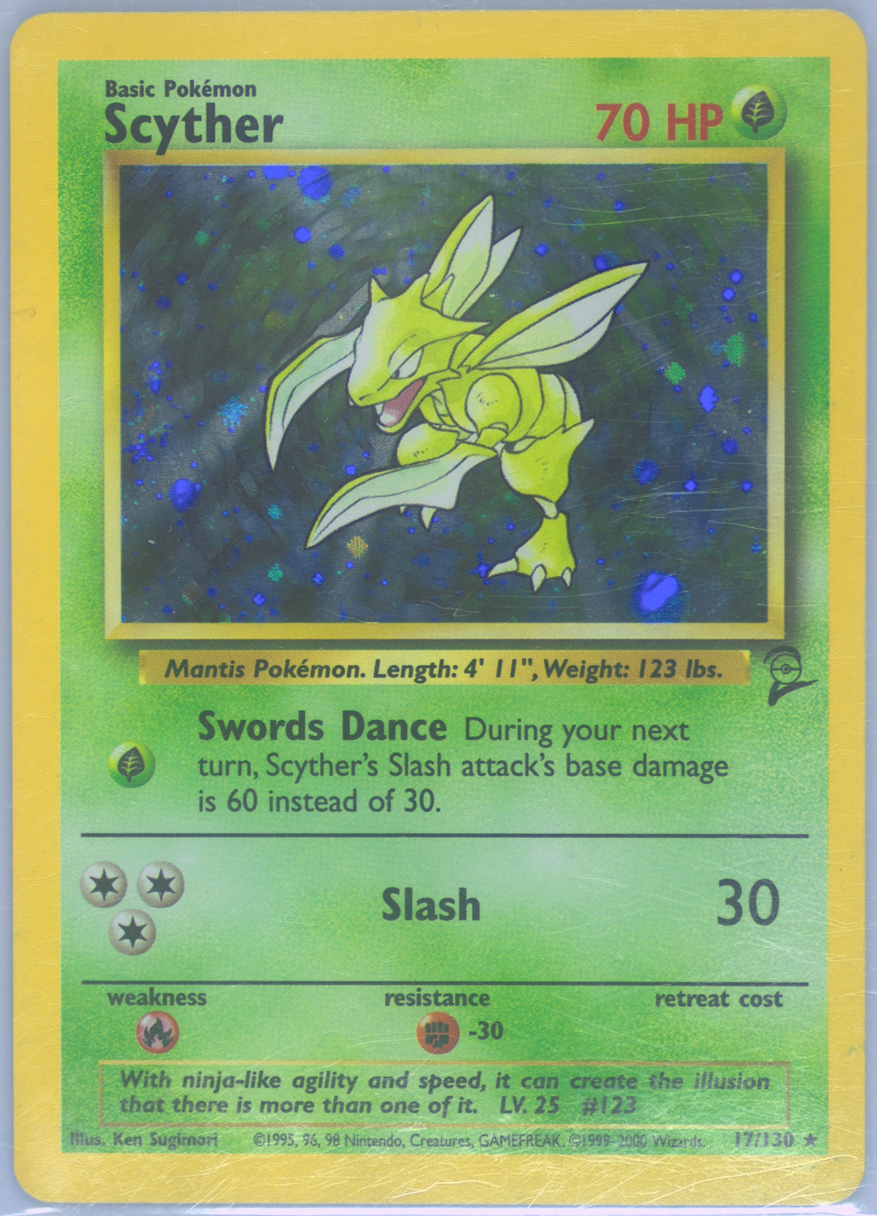 Scyther Holo PSA 8