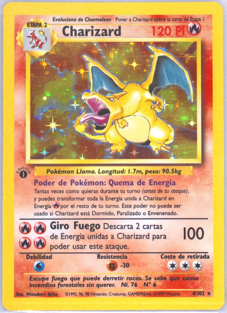 Charizard-Holo (Pokemon Spanish)