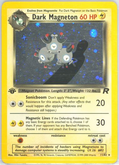 Auction Prices Realized Tcg Cards 2000 Pokemon Rocket Dark