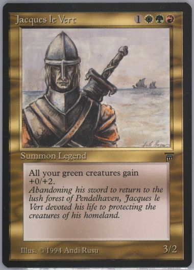 Auction Prices Realized Tcg Cards 1994 MAGIC THE GATHERING LEGENDS