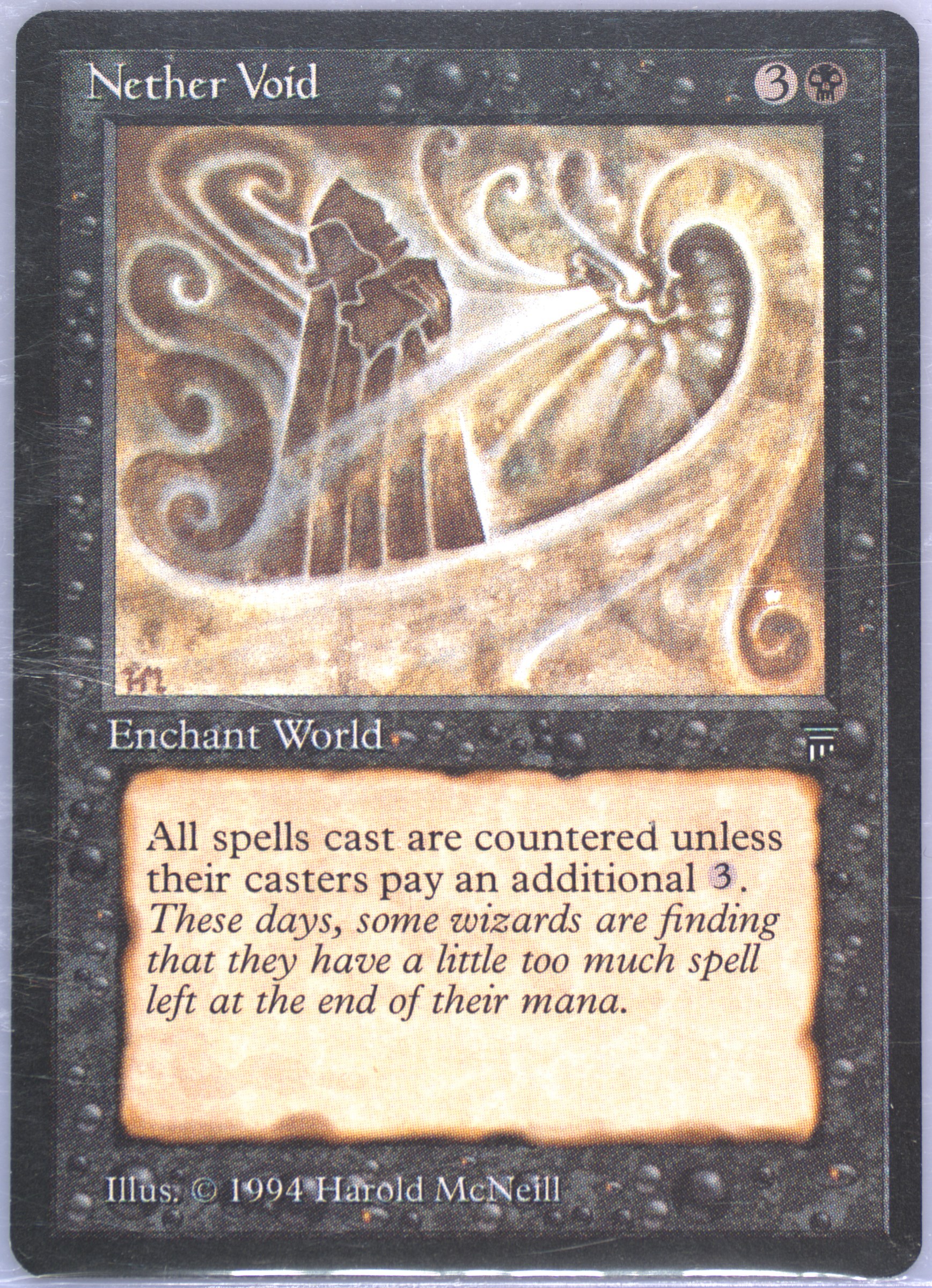 MTG Nether Void プレイマット　アーティスト 限定版 サイン Spec Details