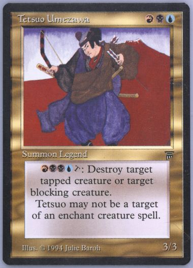MTG 美品 Tetsuo Umezawa 梅澤テツオ 英語 レジェンド LEGの通販