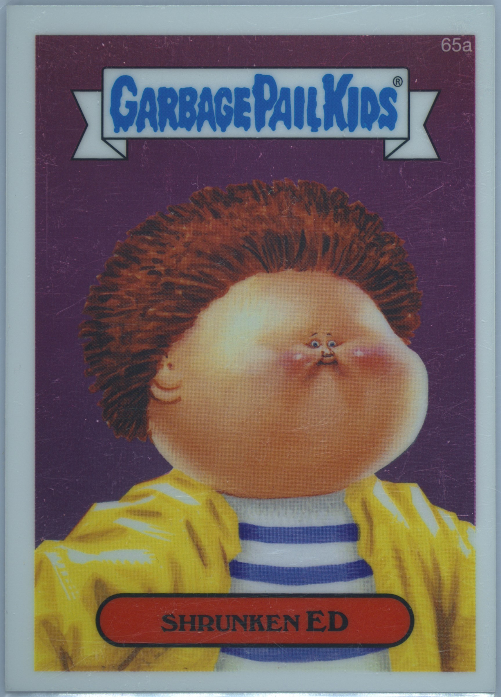 2014 Topps Garbage Pail Kids Chrome Series 2 #65a Shrunken Ed front
