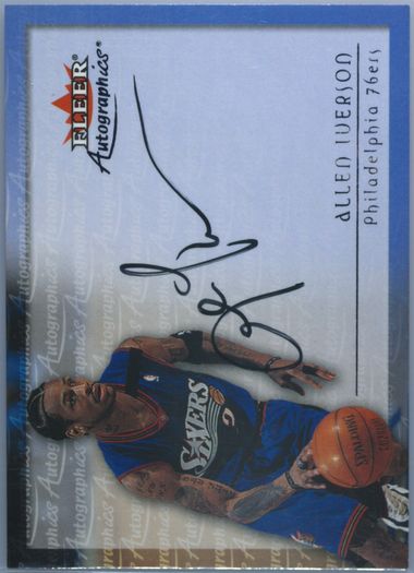 その他 2000 Fleer Allen Iverson Autographics Auction Prices Realized Basketball Cards 2000 FLEER