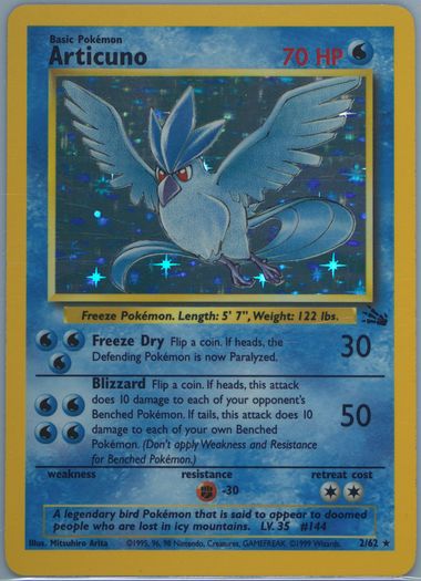 Auction Prices Realized Tcg Cards 1999 Pokemon Fossil