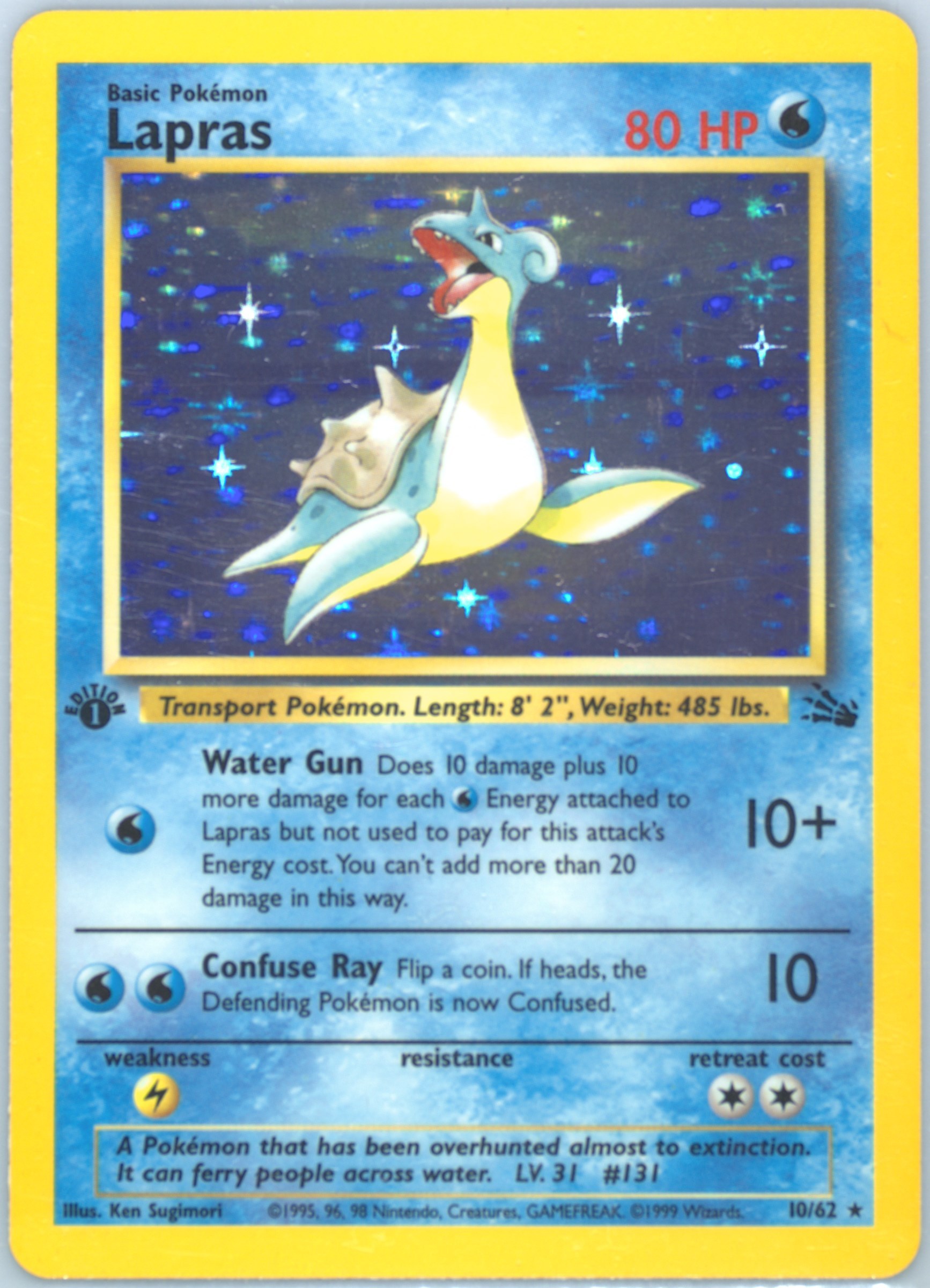 Lapras card photo