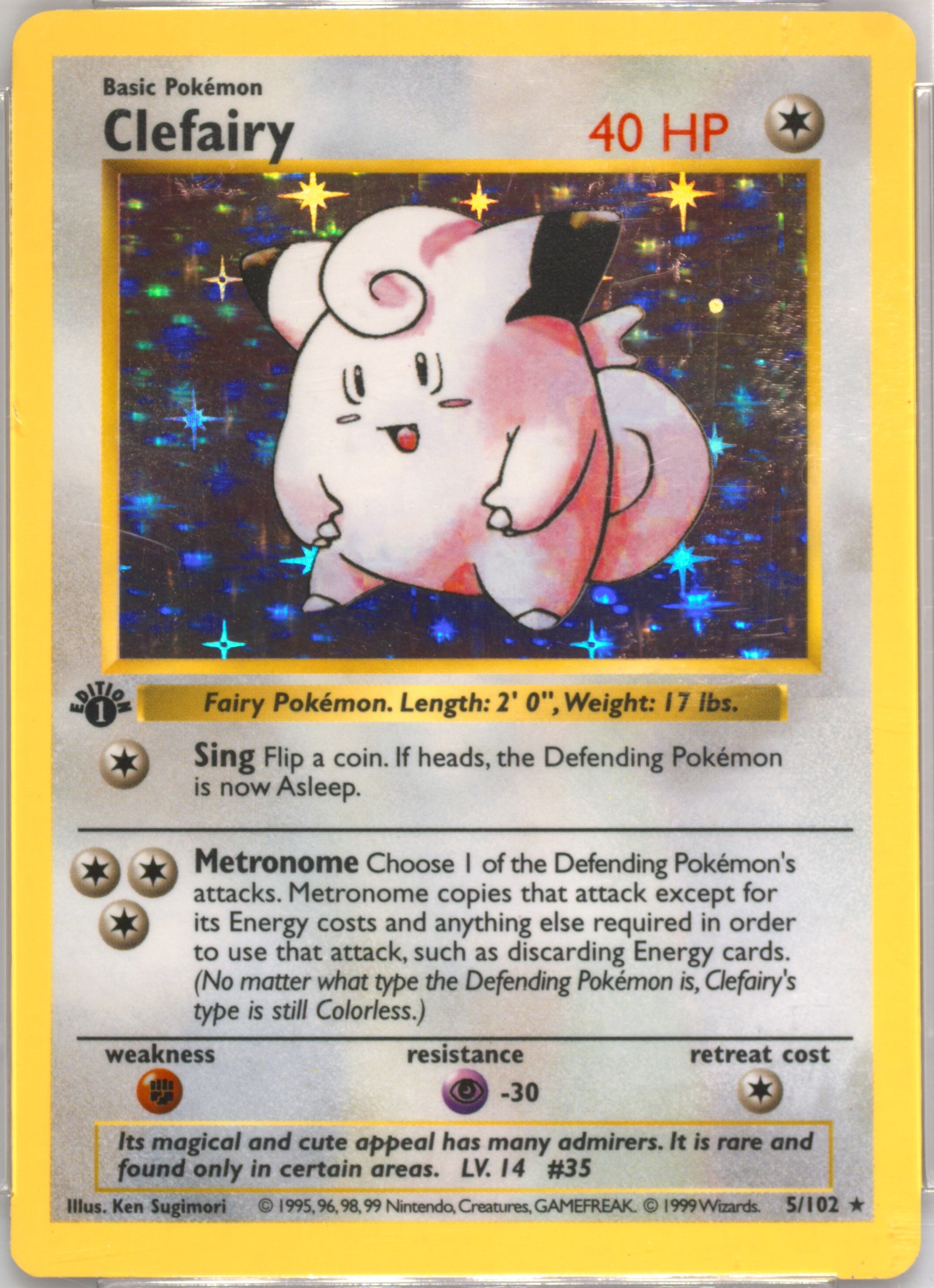 Clefairy card photo