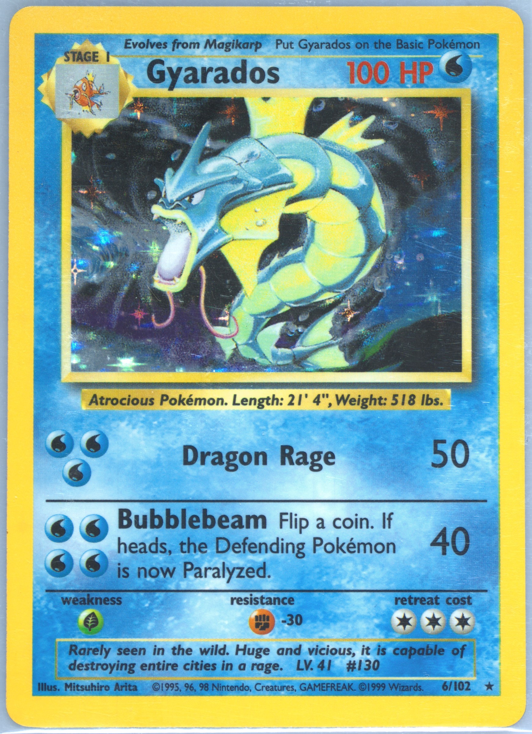 Gyarados card photo