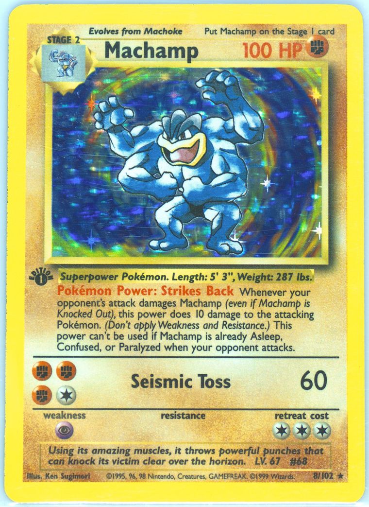 Machamp-Holo (Base Set (Shadowless))