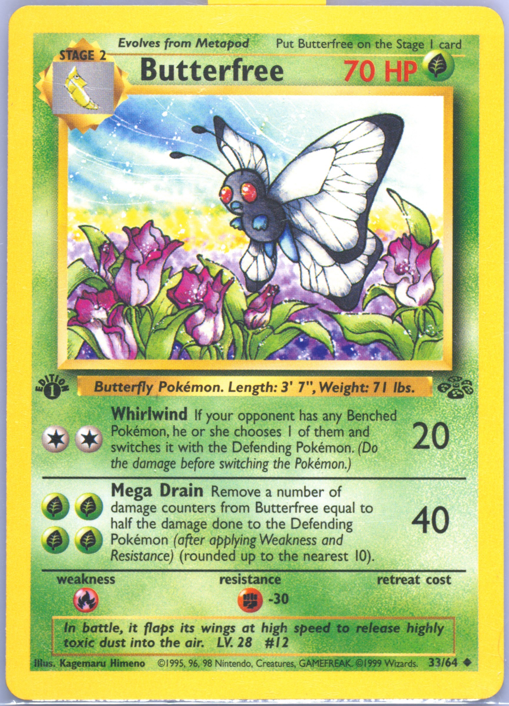 【PSA10】バタフリー 英語 33/64 d エディション エラー Spec Details