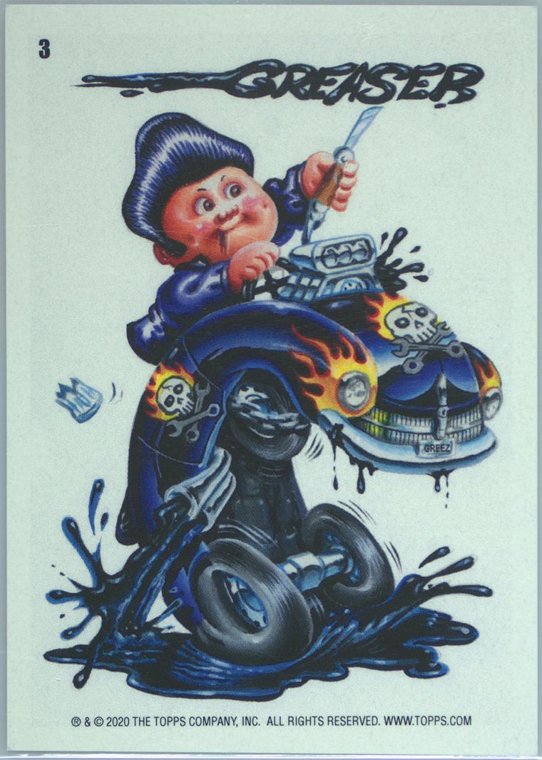 2020 Topps Garbage Pail Kids Krashers #3 Greaser front