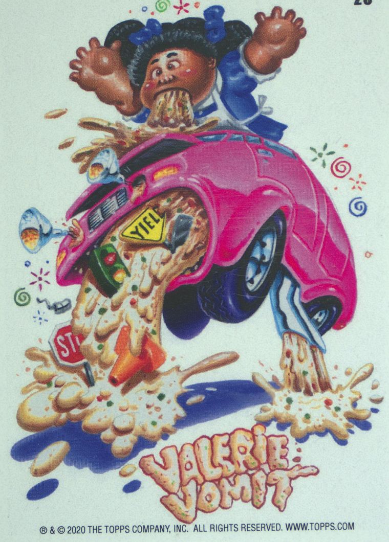 2020 Topps Garbage Pail Kids Krashers #20 Valerie Vomit front