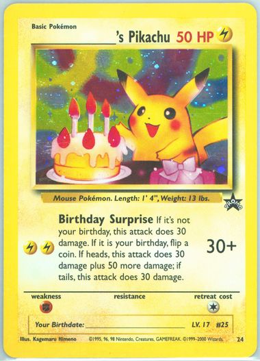 Auction Prices Realized Tcg Cards 2000 POKEMON PROMO BLACK STAR