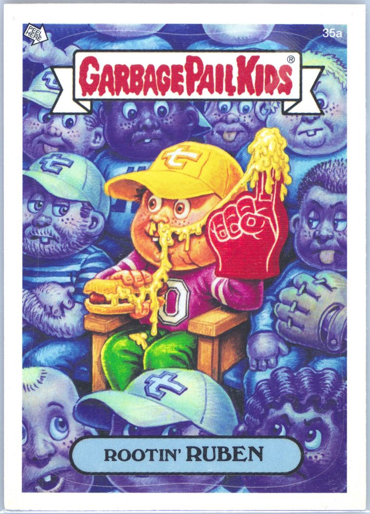 2003 Topps Garbage Pail Kids Stickers #35a Rootin' Ruben front