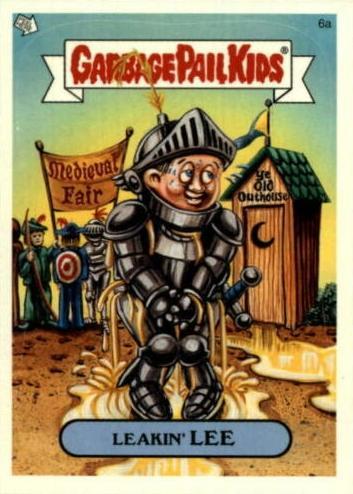 2004 Topps Garbage Pail Kids Stickers Series 2 #6a Leakin' Lee front