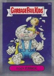 2014 Topps Garbage Pail Kids Chrome Series 2-C Variations #58c Eggy Errol front