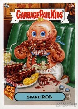 2007 Topps Garbage Pail Kids Stickers Series 6 #20b Spare Rob front