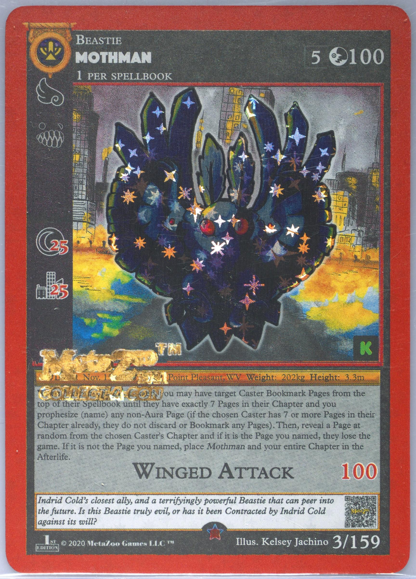 Mothman holo 1st edition PSA10 モスマン Spec Details