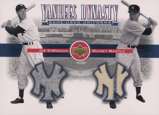 その他 Upper deck 2002 Joe DiMaggio Jersey Card 2002 Upper Deck Piece of History #39 Joe DiMaggio New York
