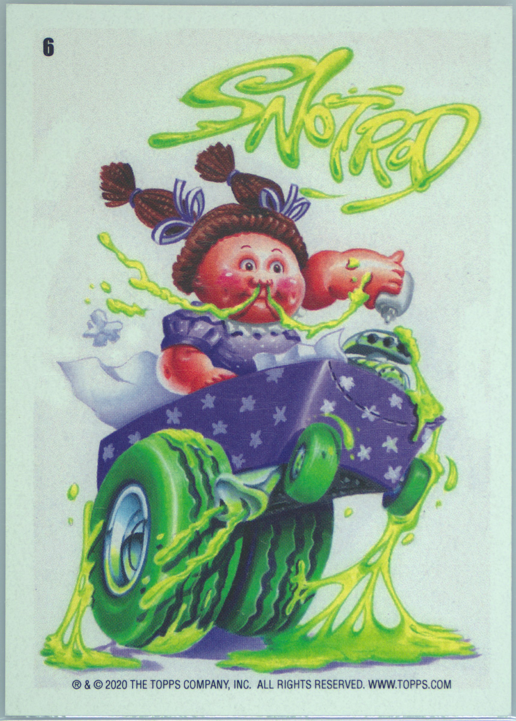 2020 Topps Garbage Pail Kids Krashers Nida Ti5Hu #6 Snot Rod front