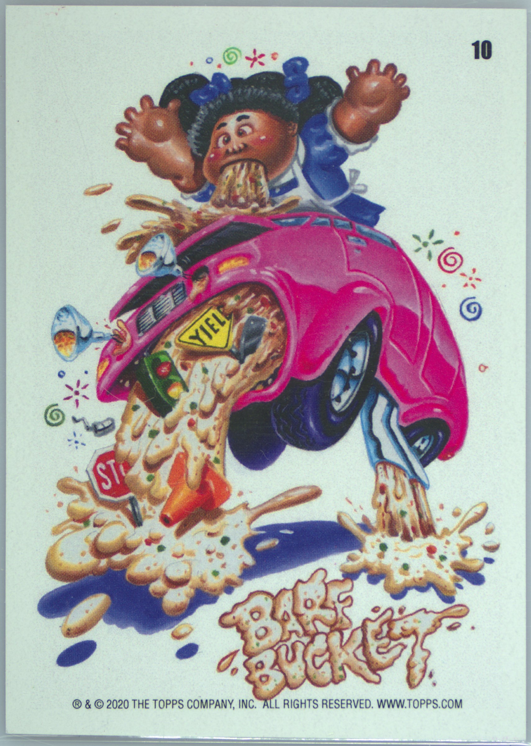 2020 Topps Garbage Pail Kids Krashers Blaarrgh #10 Barf Bucket front