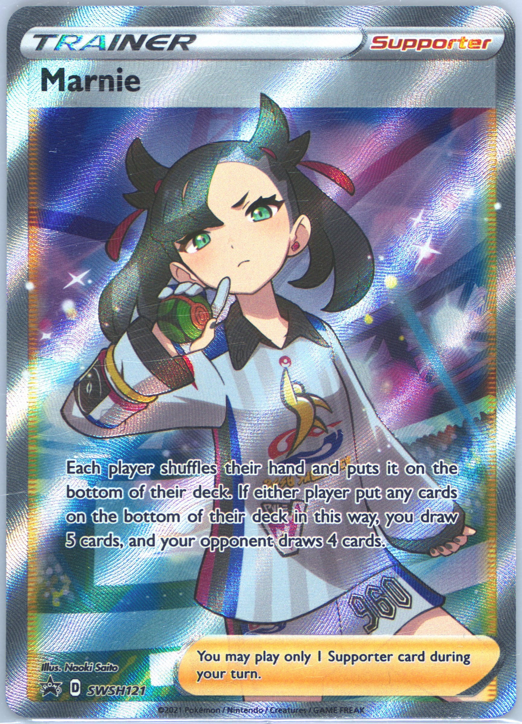 Pokémon 英語 #121 Marnie マリィ SR PSA 9 Pokémon 英語 #121 Marnie マリィ SR PSA 9 - メルカリ