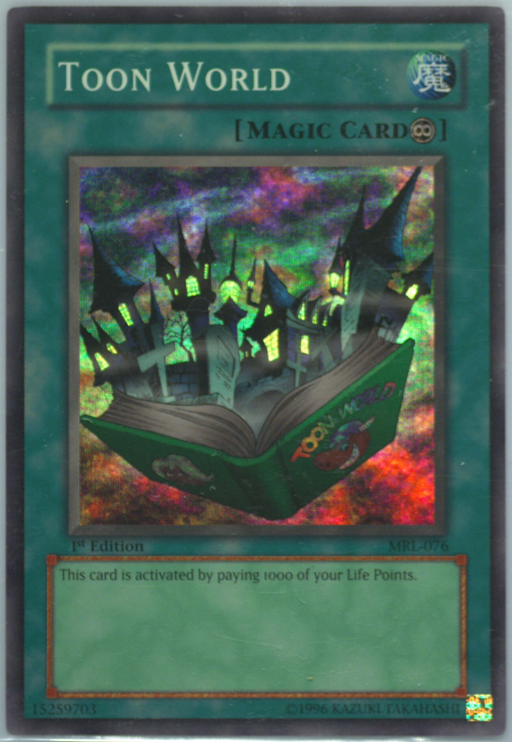 toontown card yugioh Amazon.com: Yu-Gi-Oh! - Toon World (DLG1-EN067) - Dark Legends - Unlimited  Edition main image 1