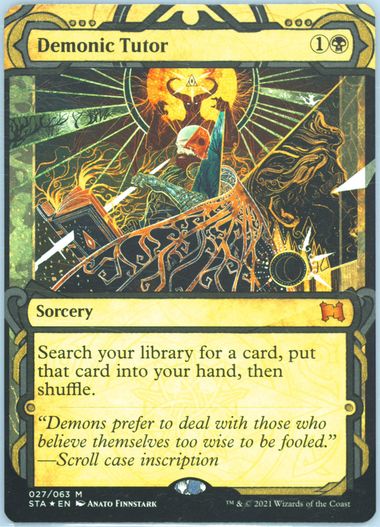 【PSA10】MTG 悪魔の教示者 ボックストッパー Foil英語版PSA鑑定済 Foil】《悪魔の教示者/Demonic Tutor》[UMA] 黒R | 日本最大級